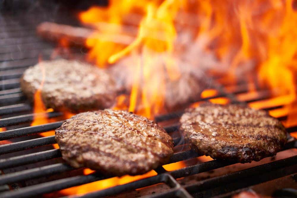 Grilling Burgers