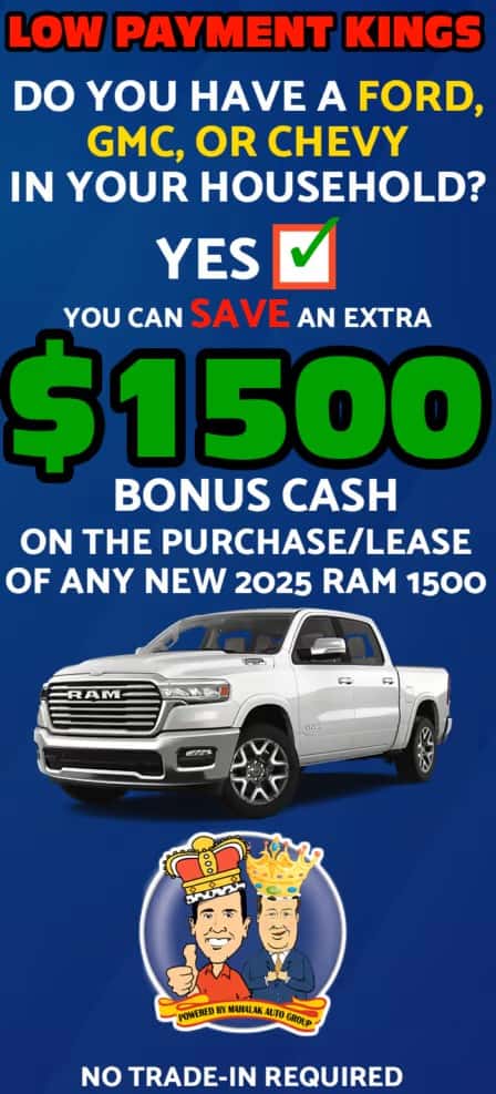 $1500 Bonus Cash