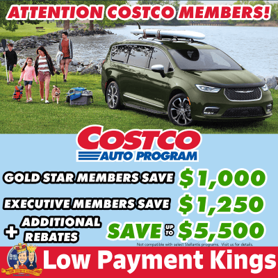 Costco member?  Save even more $$ on Chrysler Pacifica! 