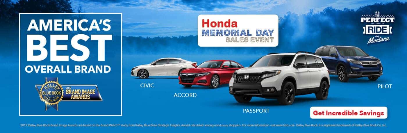 2019 Honda Memorial Day Sales Event Banner