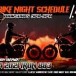 2021 Bike Night Schedule