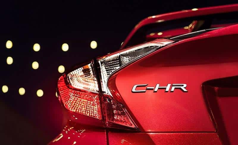 2018 Toyota C-HR rear exterior up close
