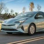 2018 Toyota Prius Three on road