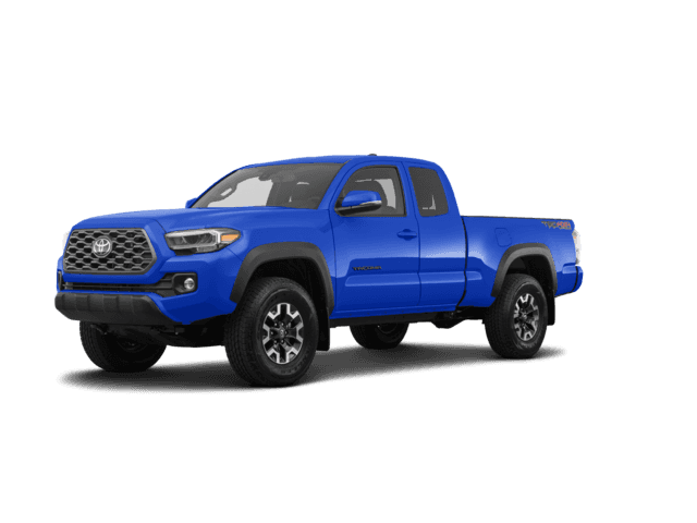 2021 blue Toyota Tacoma TRD Off-Road.