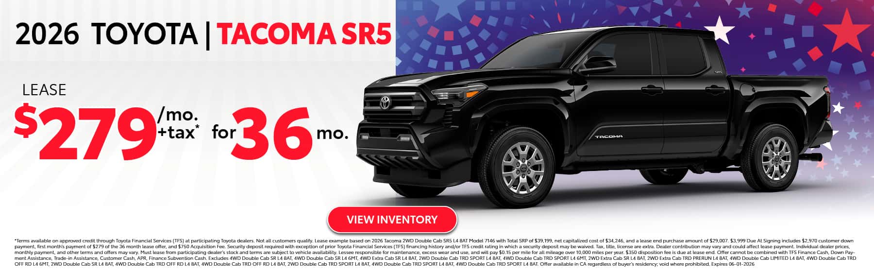 Tacoma Lease