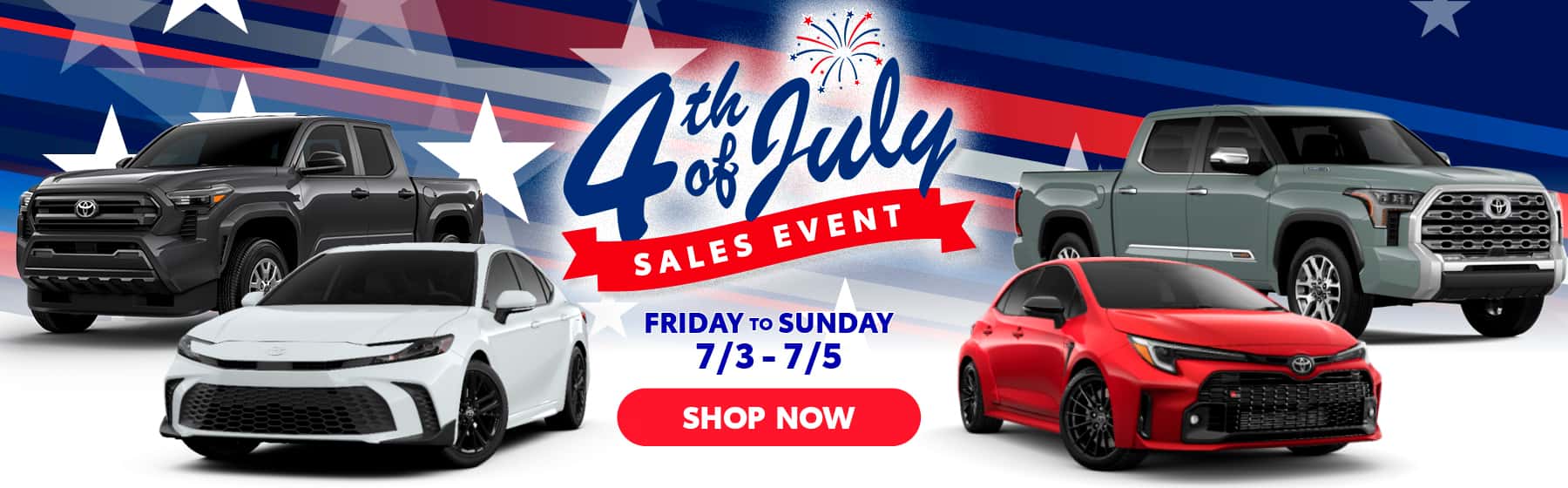 4th of july sale