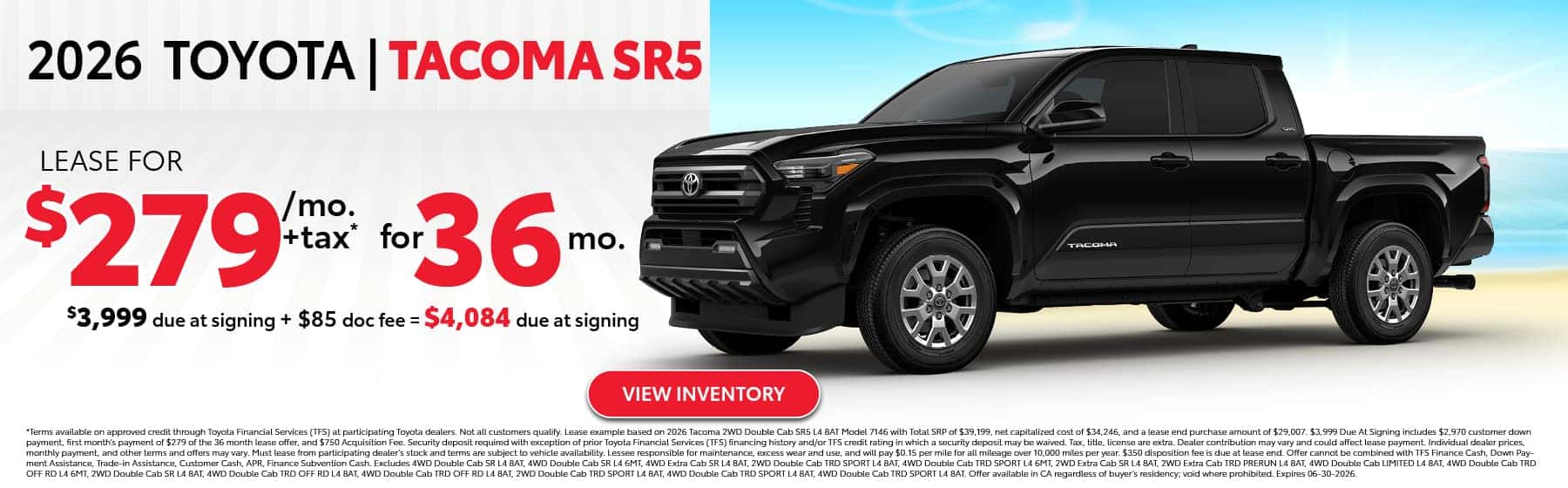 Tacoma Lease