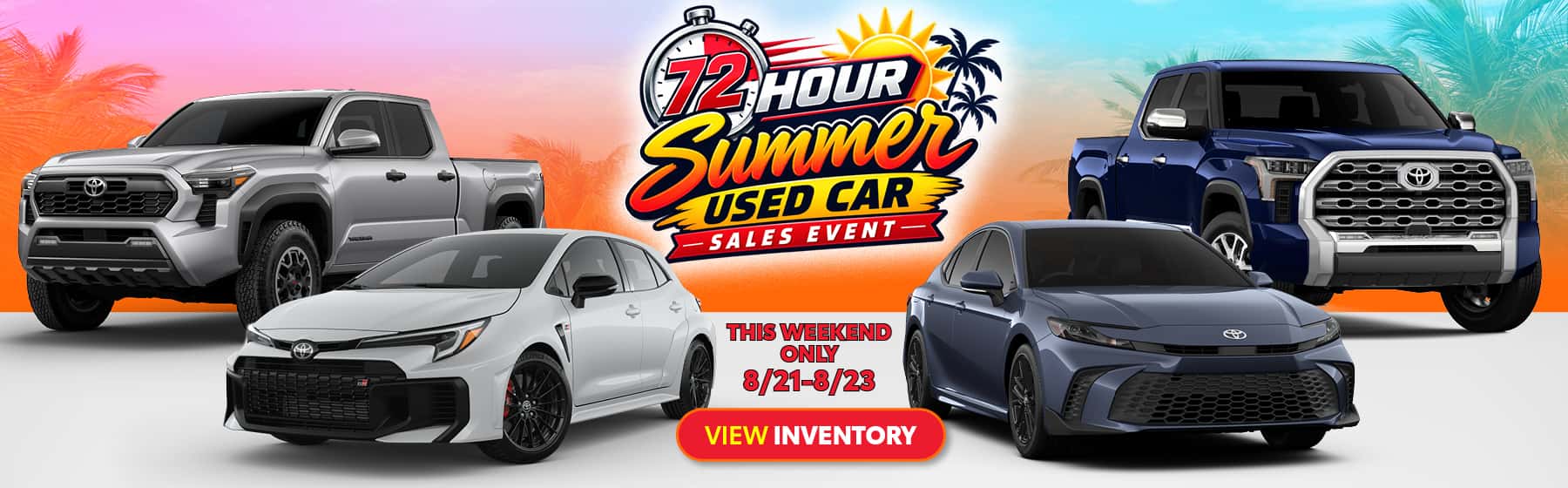 72 hour sales event