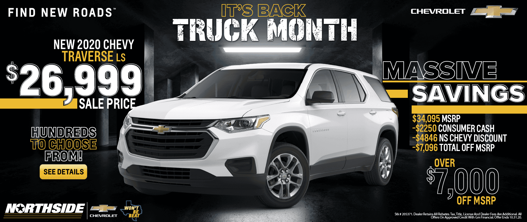 2020 Chevy Traverse Ls