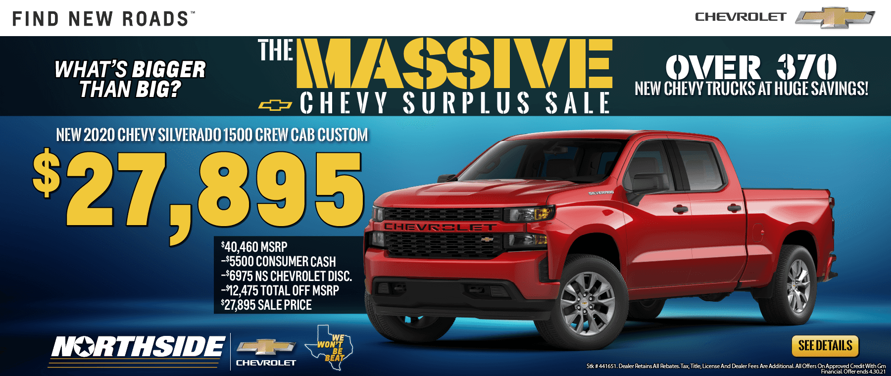 NEW 2020 SILVERADO 1500 CREW