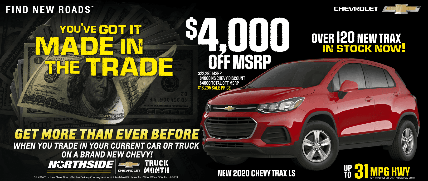 NEW 2020 TRAX LS
