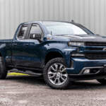 Blue Chevy truck in great condition