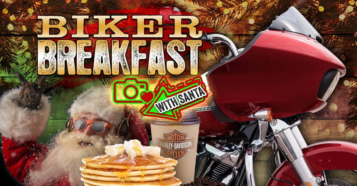 Biker Breakfast with Santa December 10th 10AM til Gone