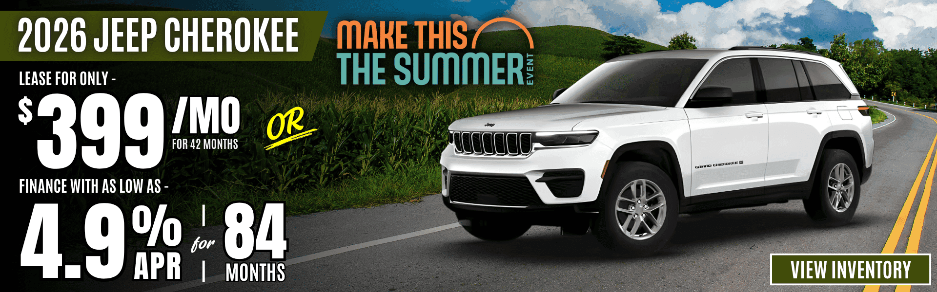 cherokee sales offer at olympia jeep