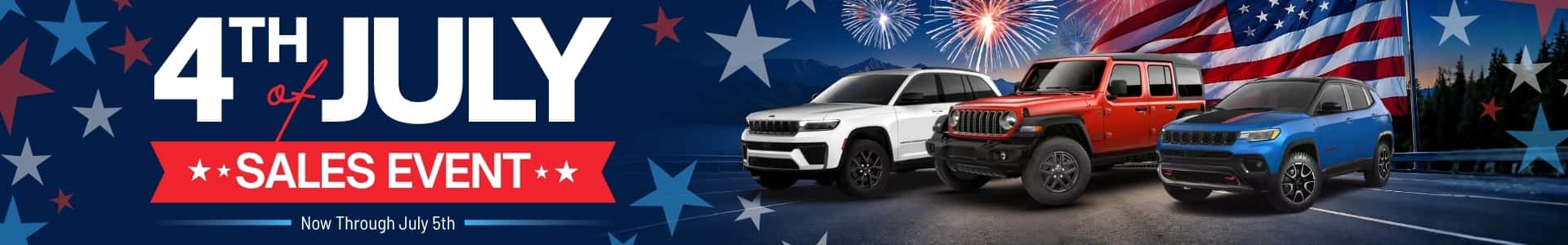 4th of July Sales Event