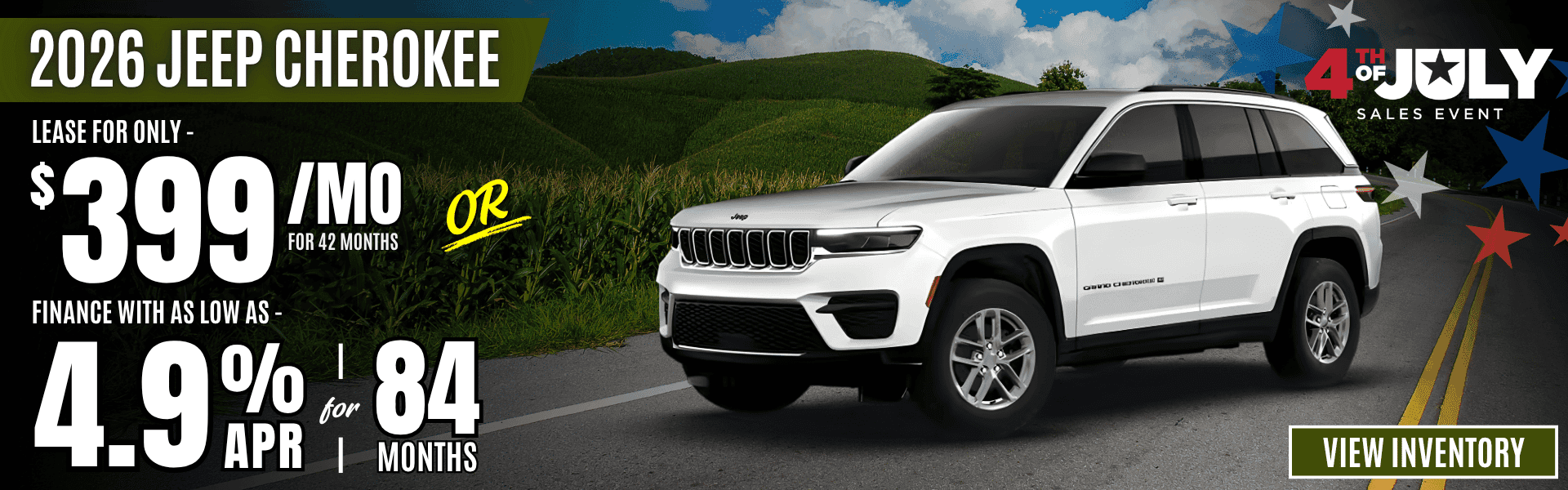 jeep cherokee lease apr offer july26