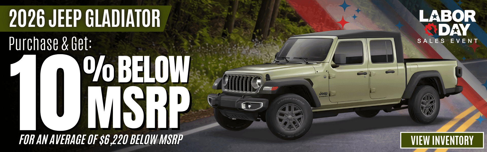 2026 jeep gladiator offer
