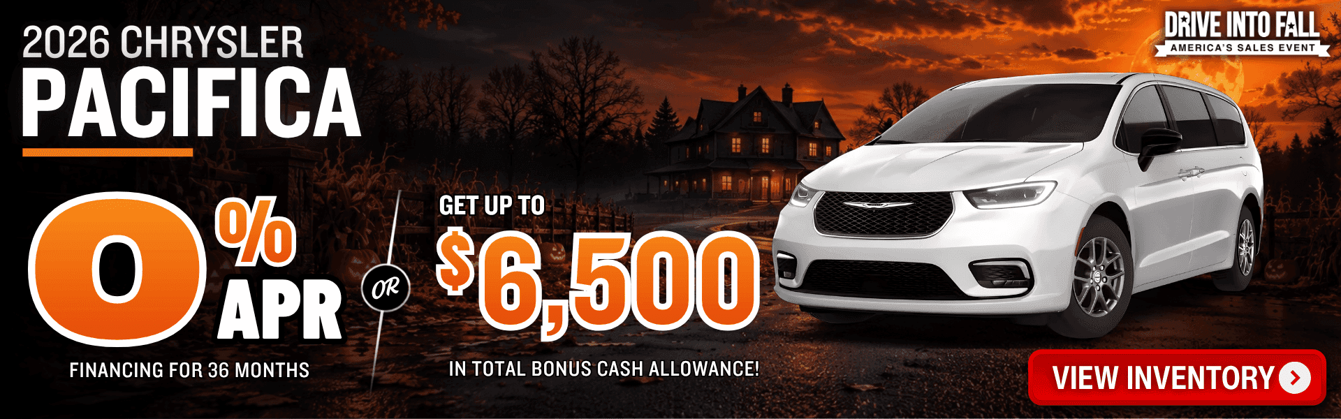 chrysler pacifica finance offer october 2026