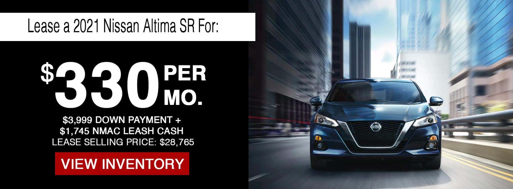 Nissan Altima Jan 2022 Banner