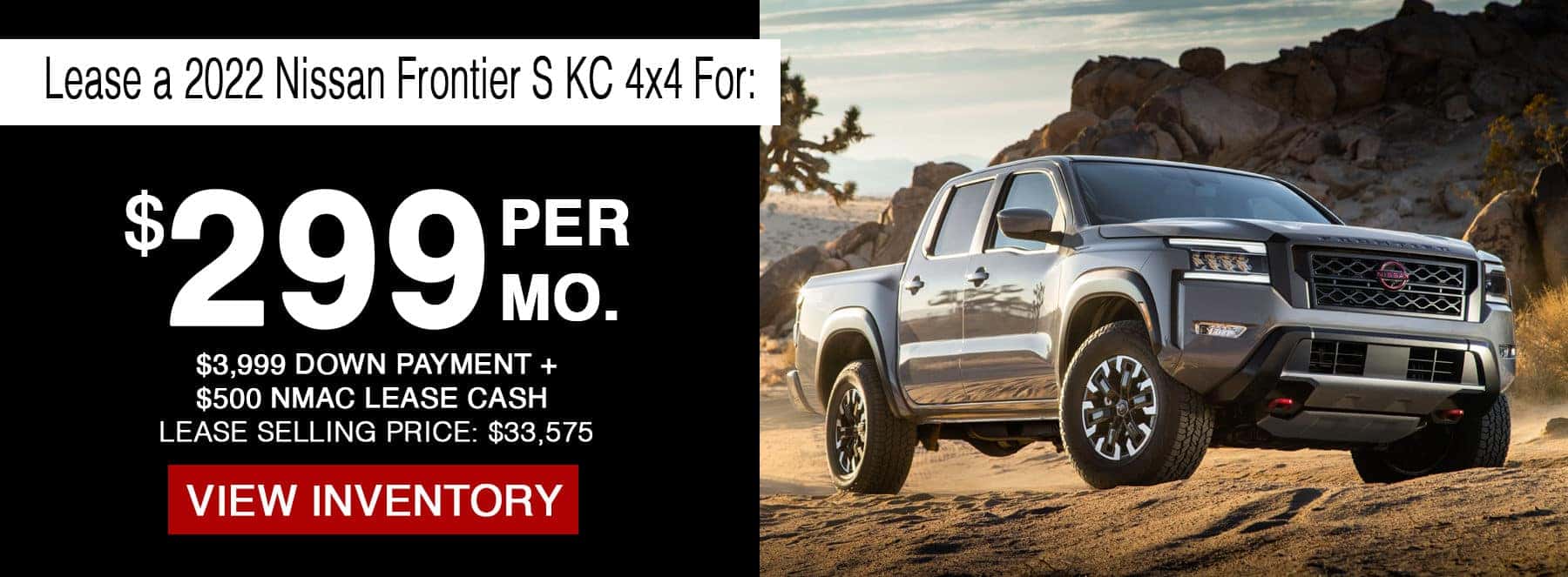 Nissan Frontier Jan 2022 Banner