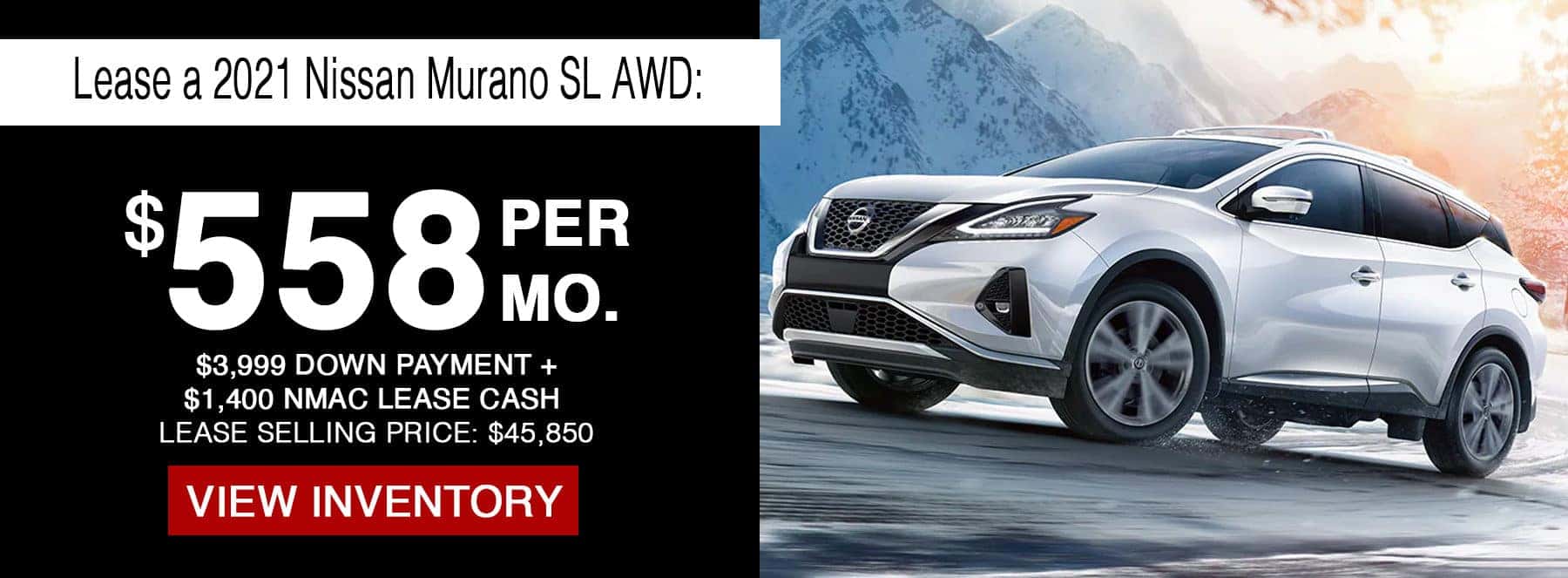 Nissan Murano Jan 2022 Banner