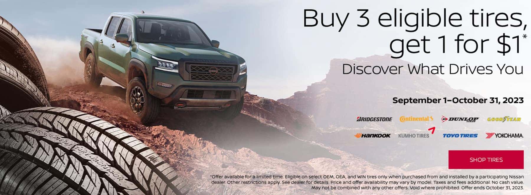 nissan tire promo