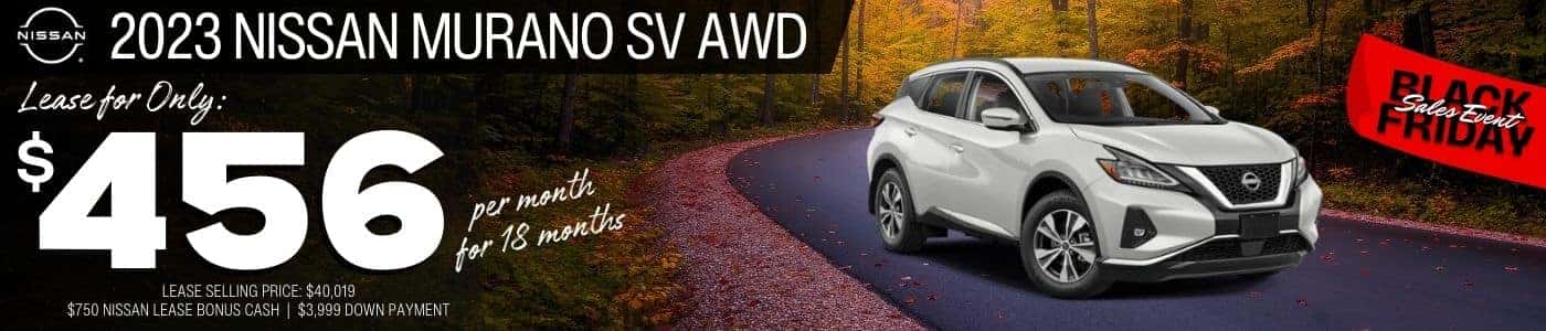 2023 NISSAN MURANO SV AWD VRP BANNER BlackFriday23