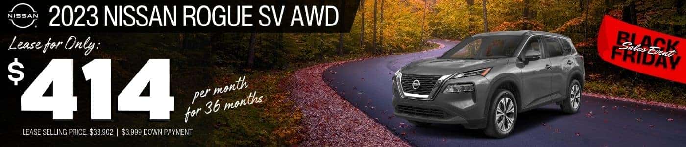 2023 NISSAN ROGUE SV AWD VRP BANNER BlackFriday23