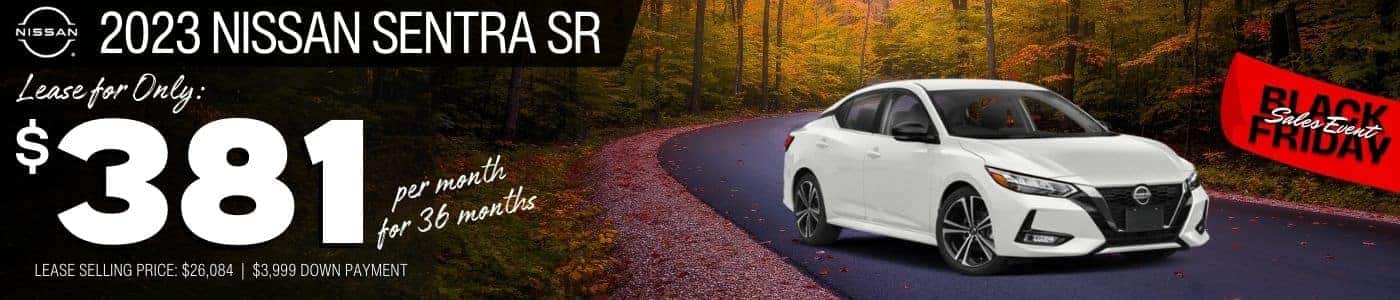 2023 NISSAN SENTRA SR VRP BANNER BlackFriday23