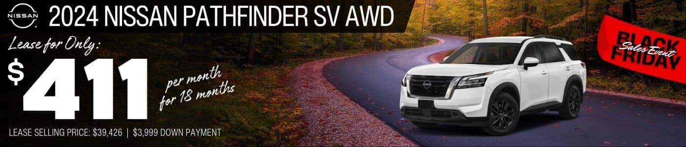 2024 NISSAN PATHFINDER SV AWD VRP BANNER BlackFriday23