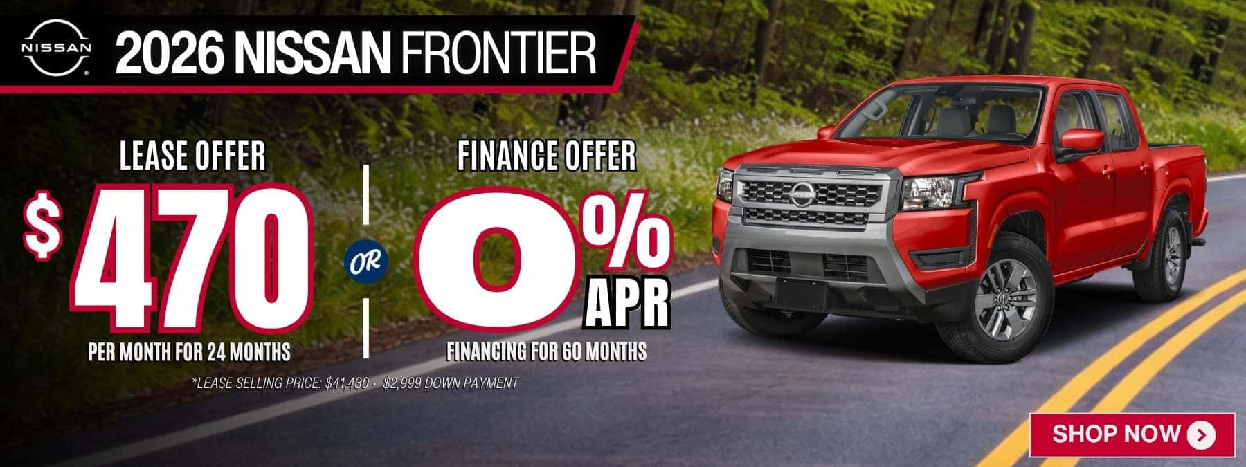 nissan frontier offer