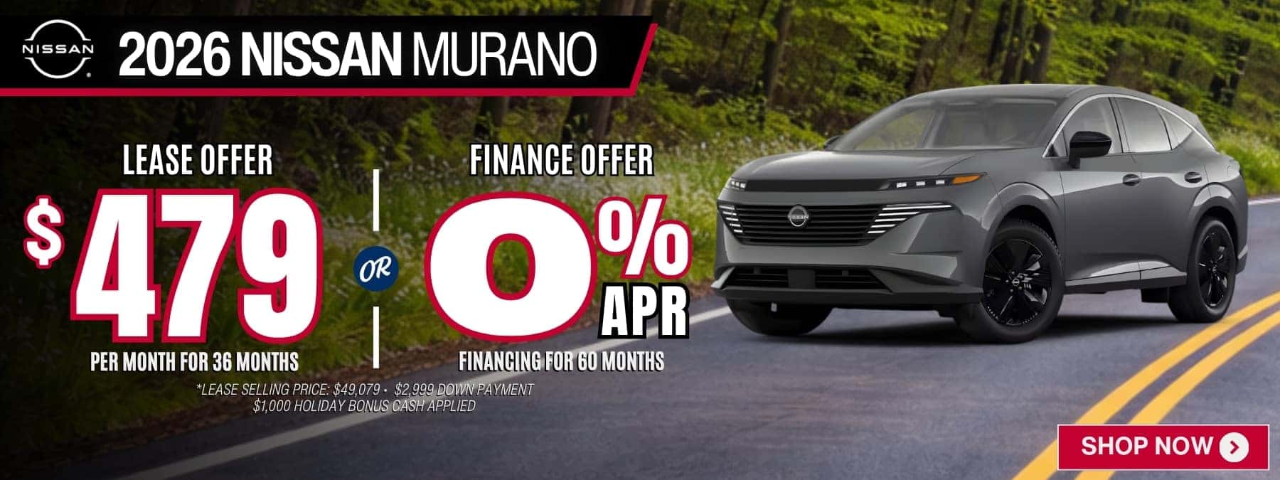nissan murano offer
