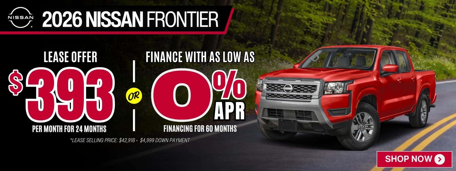 nissan frontier offer