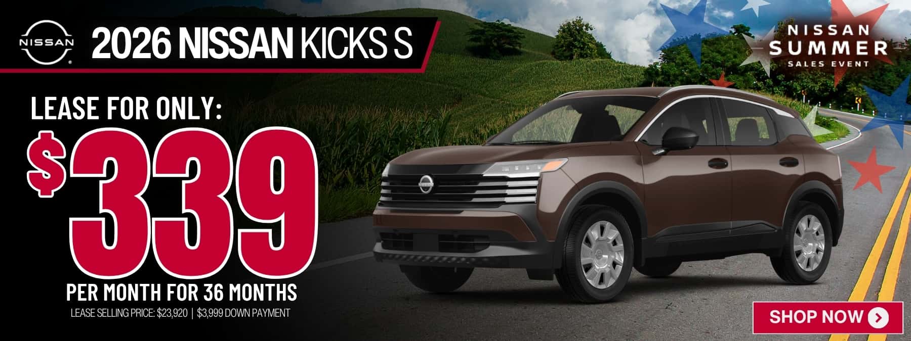 nissan kicks lease offer july26