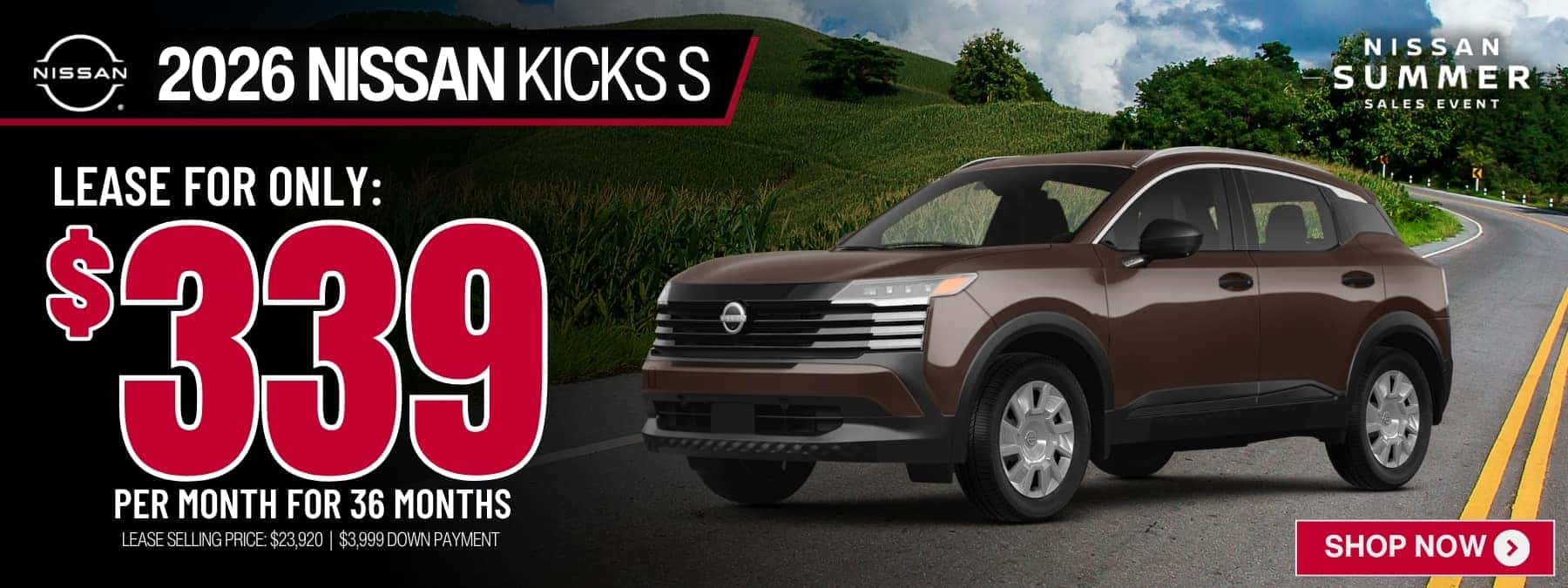 nissan kicks lease offer july26
