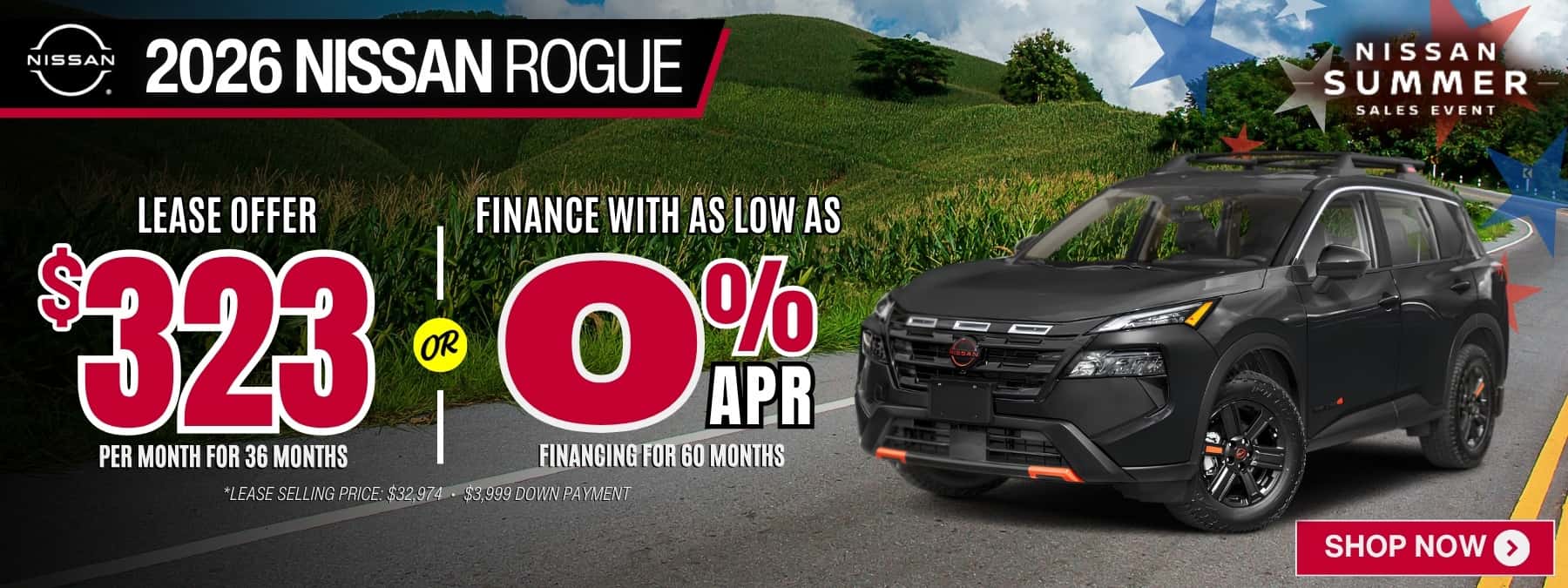 nissan rogue lease apr offer july26