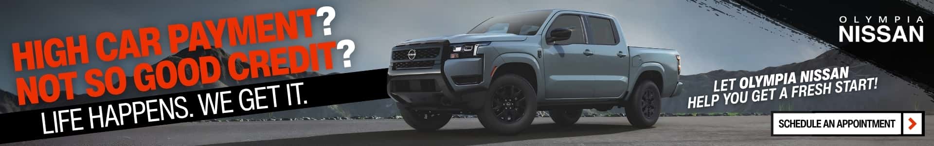 trade for a lower payment at olympia nissan