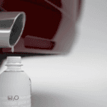 Delicious, fresh H2O from a pristine mineral spring, cool mountain glacier or … the exhaust pipe of the Honda FCX.