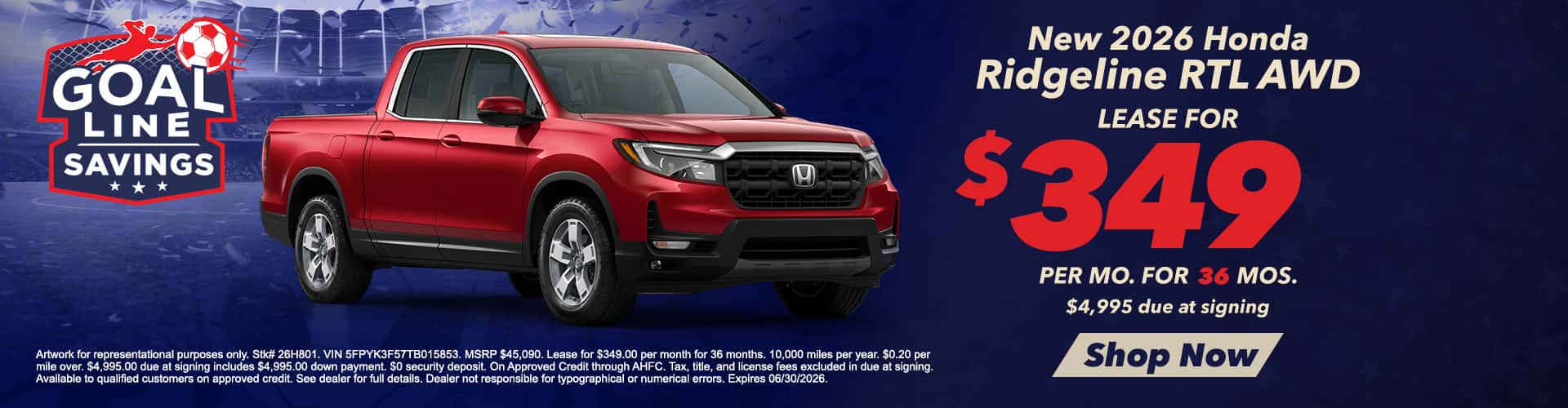 Ridgeline Lease Offer