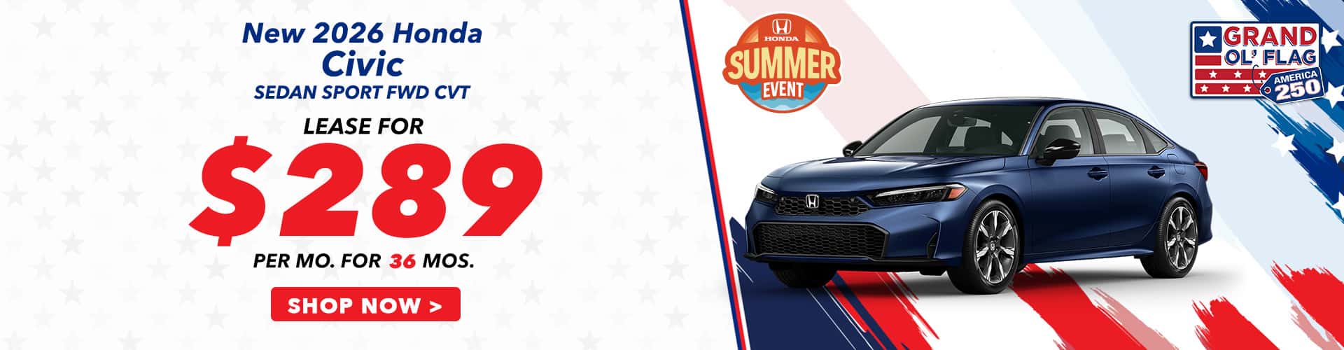 Honda Civic lease deal