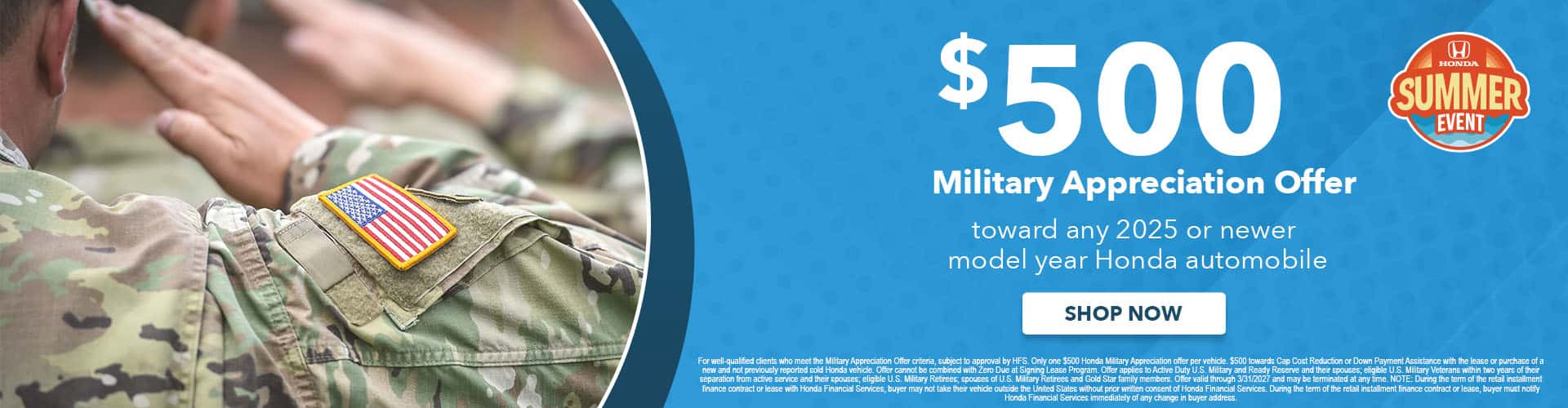 Military Graduate Offer