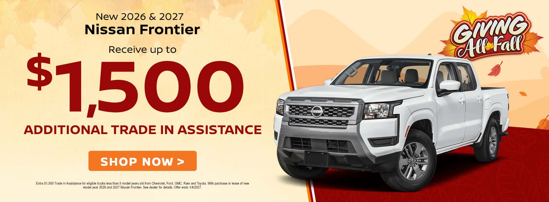 $1500 trade assistance