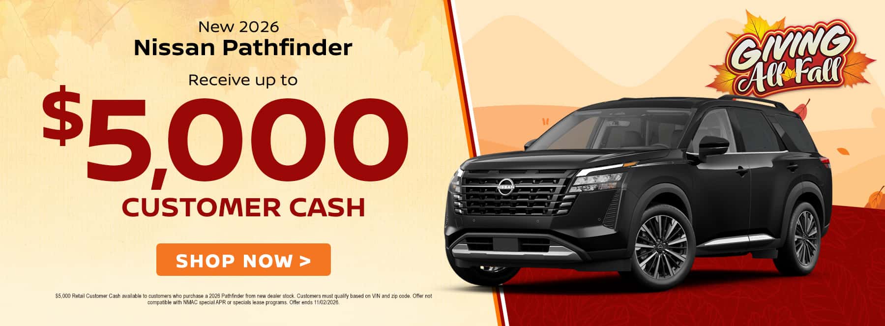 5k customer cash