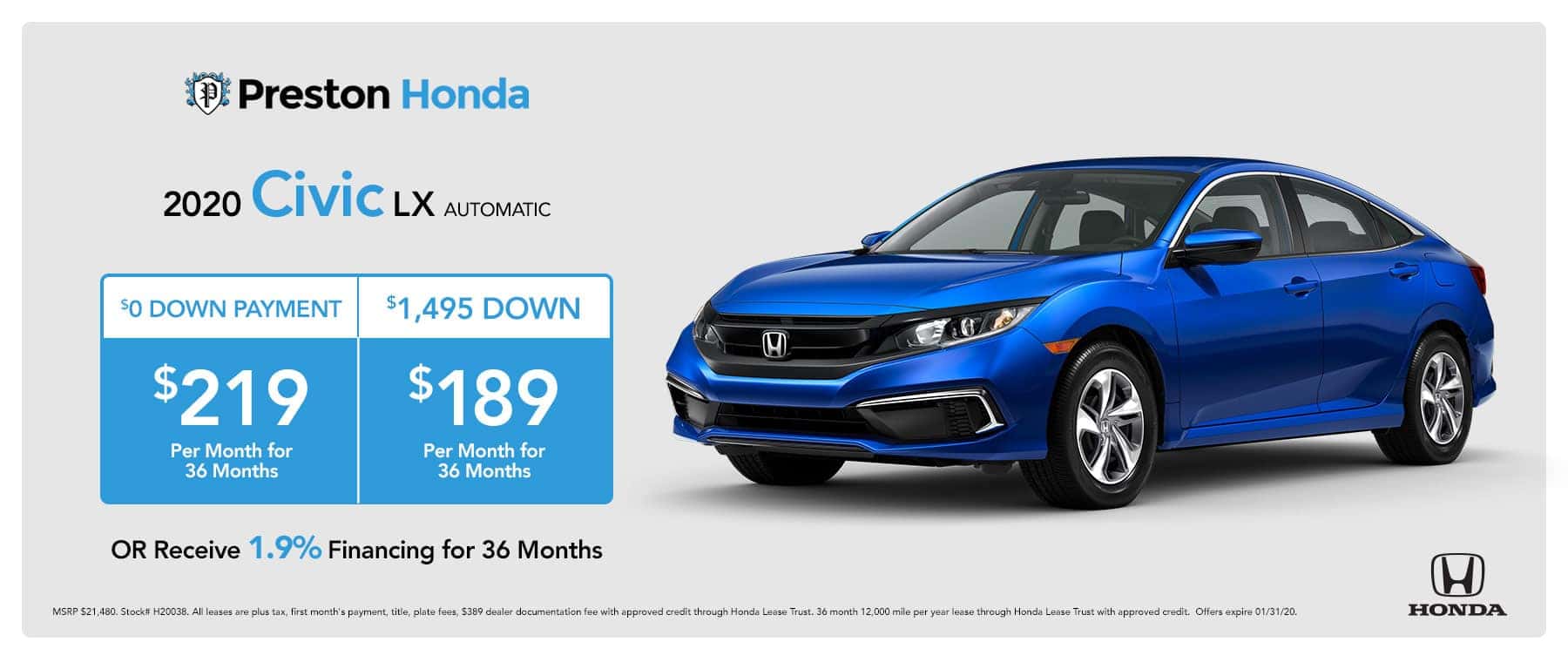 Preston Honda in New Castle, PA New & Used Cars
