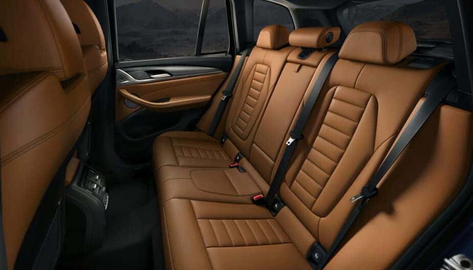 2018 BMW X3 leather seating