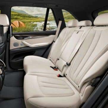 2018 BMW X5 rear seating