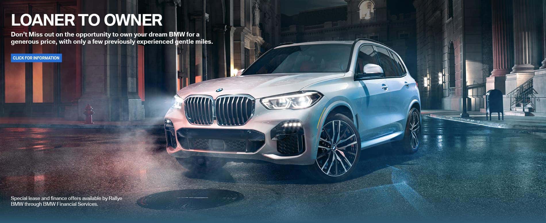 BMW Loaner specials