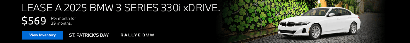 2025 BMW 3 Series 330i xDrive Lease for $569/mo for 39 Months