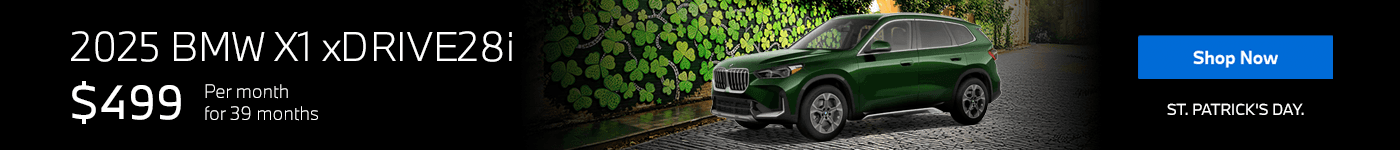 2025 BMW X1 xDrive28i Lease for $499/mo for 39 Months