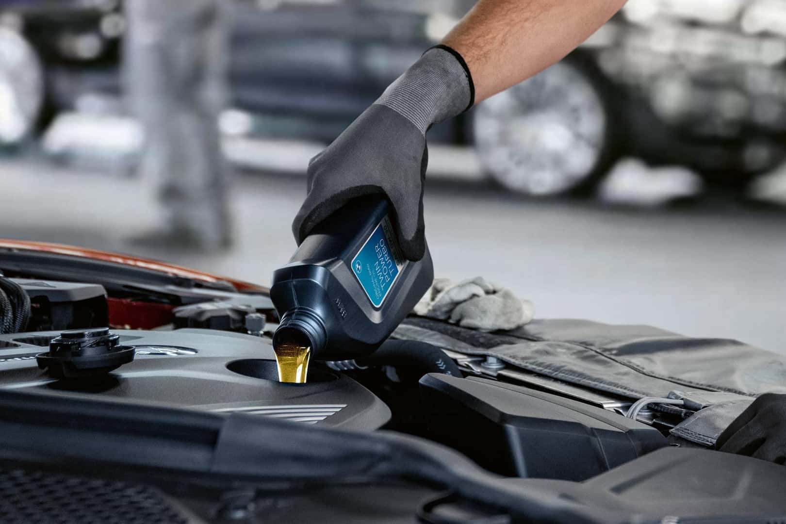 oil change of bmw